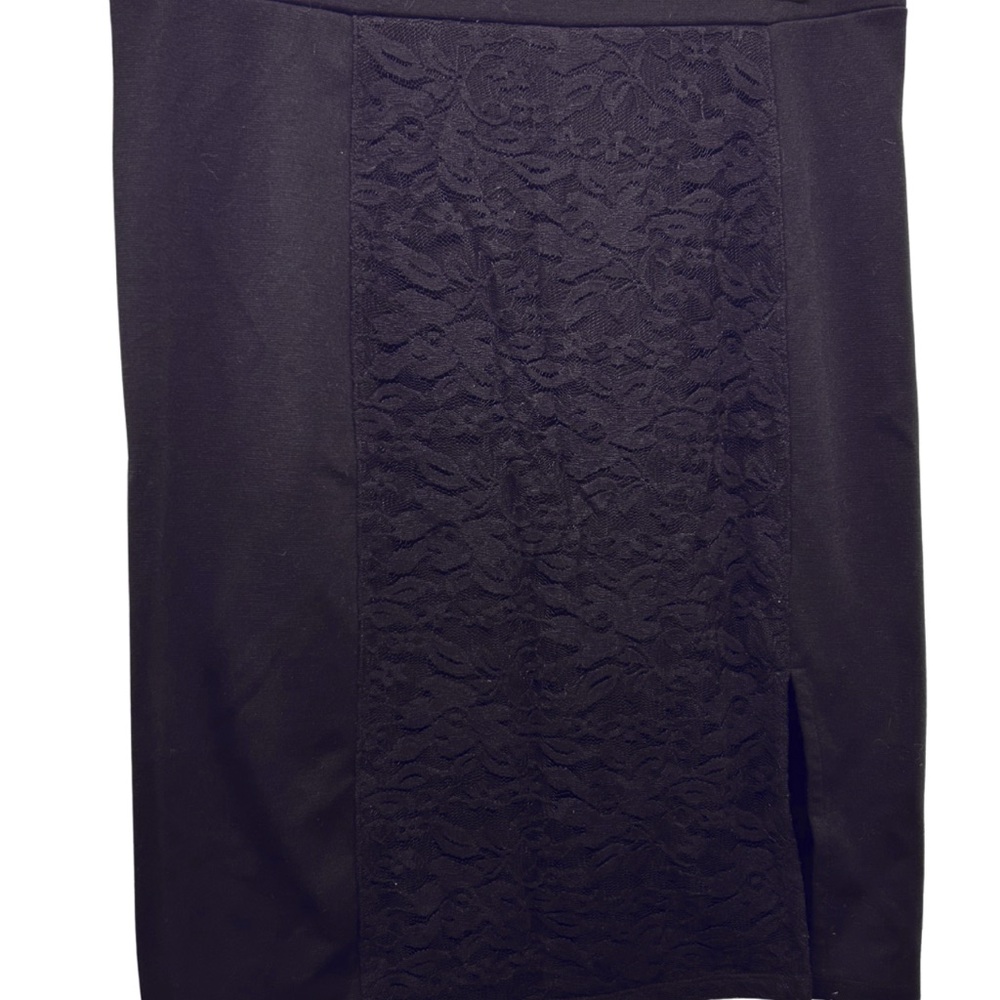 Guess Black Lace Detail Skirt